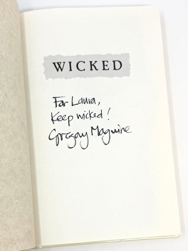 Wicked, Gregory Maguire. Signed First Edition.