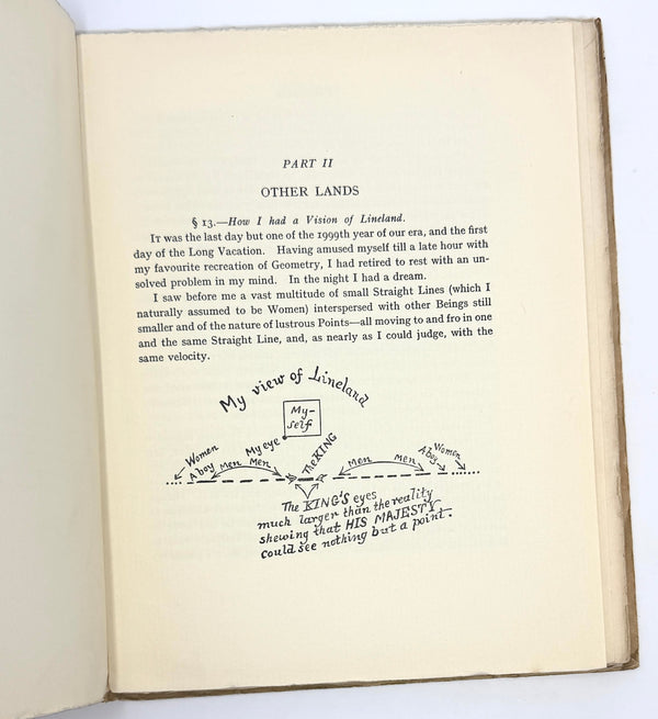 Flatland: A Romance of Many Dimensions, By A Square (Edwin Abbott). Third Edition.