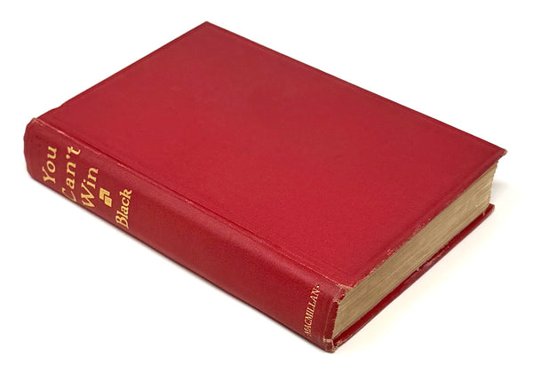 You Can't Win, Jack Black. First Edition.