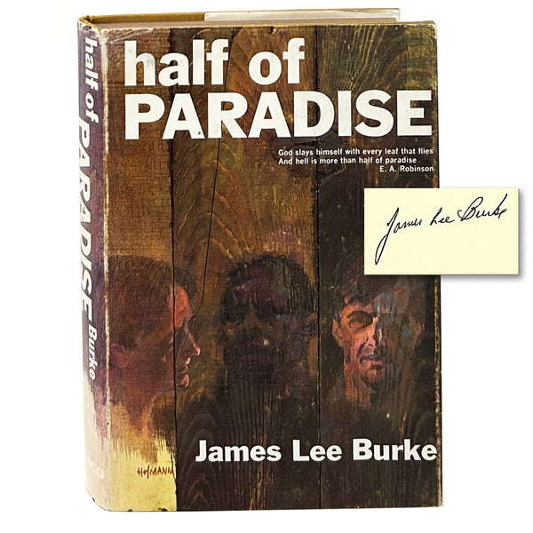 Half of Paradise, James Lee Burke. Signed First Edition.