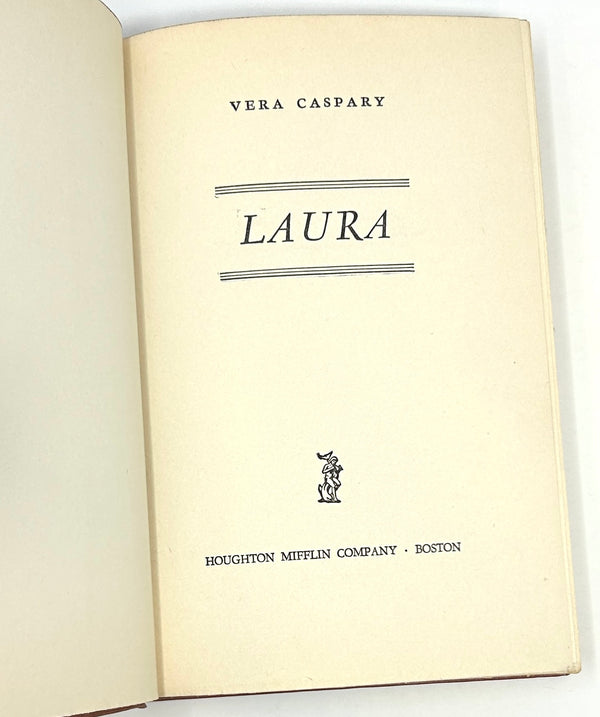 Laura, Vera Caspary. Book Club Edition.