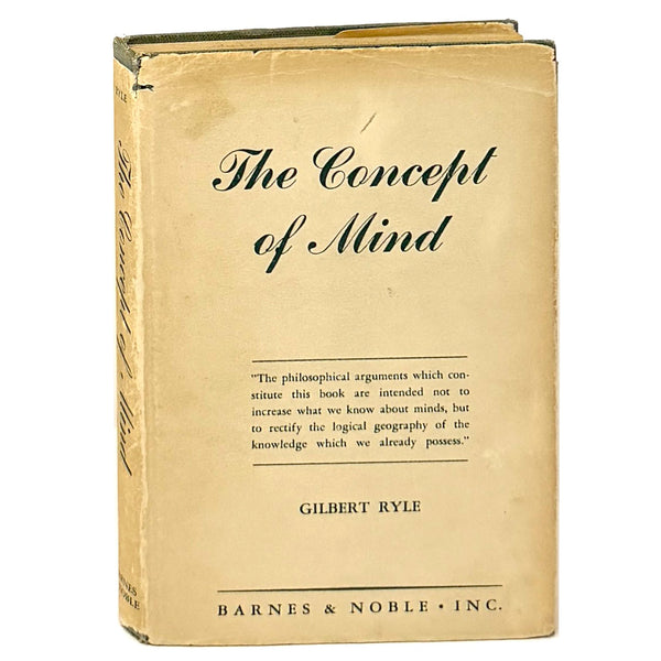 The Concept of Mind, Gilbert Ryle. First American Edition.