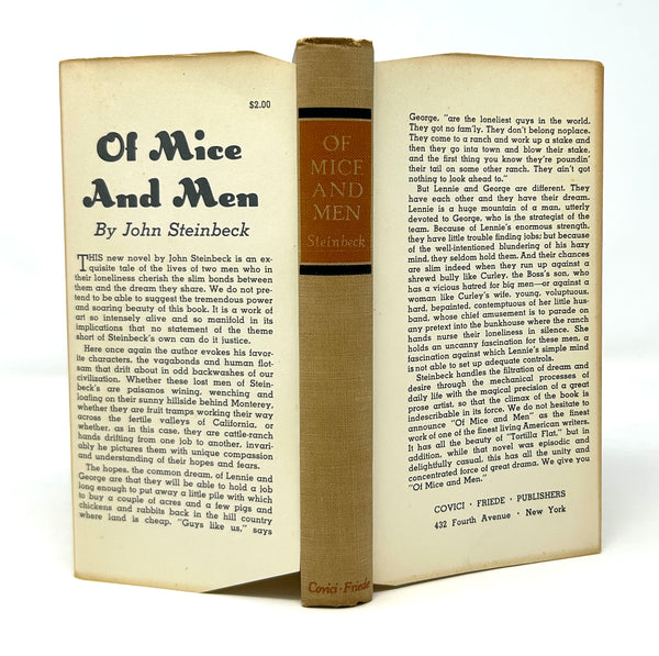 Of Mice and Men, John Steinbeck. First Edition.