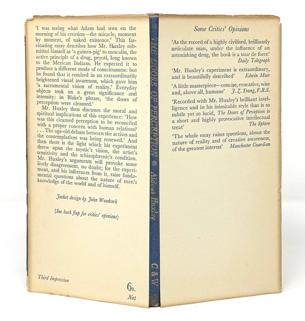 The Doors of Perception, Aldous Huxley. First Edition, Third Printing.
