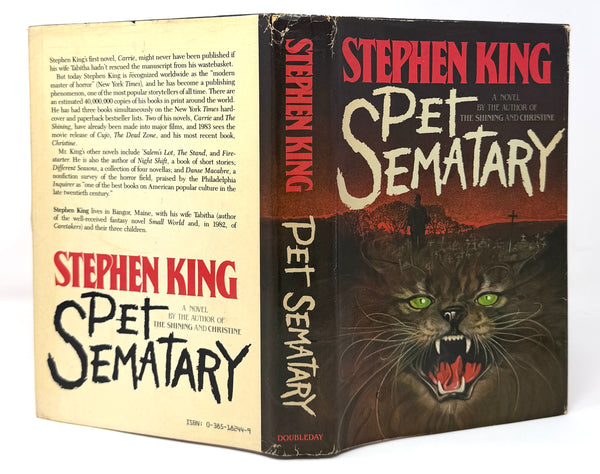Pet Sematary, Stephen King. First Edition.