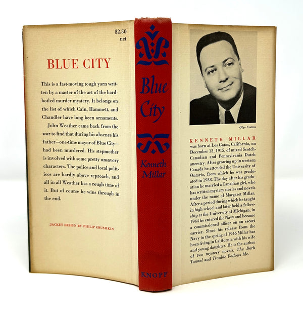 Blue City, Kenneth Millar. Signed First Edition.