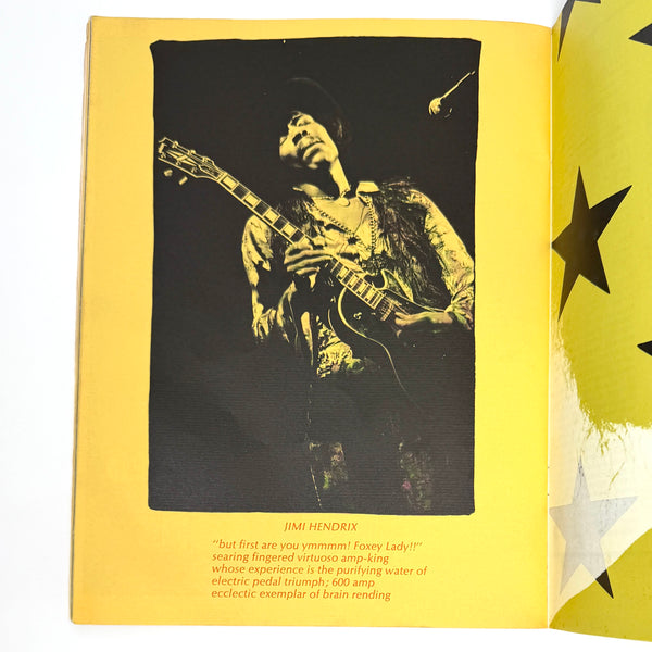 3 Days of Peace and Music ~ Woodstock Original Program w/ Ticket ~ 1969
