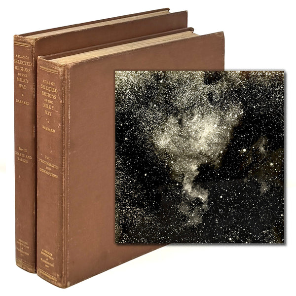 A Photographic Atlas of Selected Regions of the Milky Way, Edward Emerson Barnard. First Edition. Albert G. Ingalls's Annotated Association Copy.