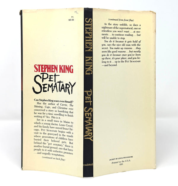 Pet Sematary, Stephen King. First Edition.