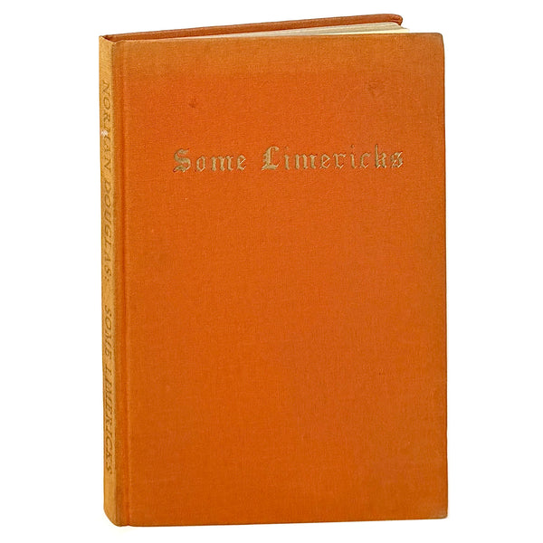 Some Limericks, Norman Douglas. First Edition, American Subscribers' Issue.