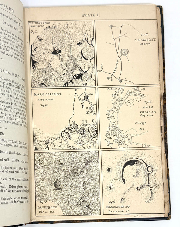 The Selenographical Journal, Selenographical Society. Complete Run with Early Lunar Photographs.