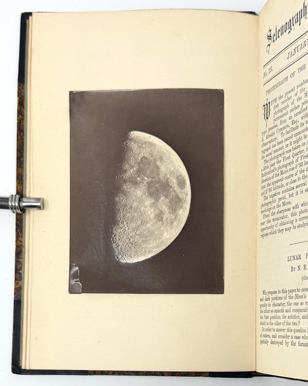 The Selenographical Journal, Selenographical Society. Complete Run with Early Lunar Photographs.