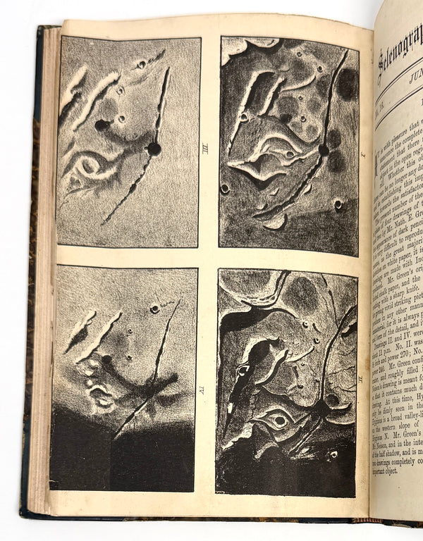 The Selenographical Journal, Selenographical Society. Complete Run with Early Lunar Photographs.