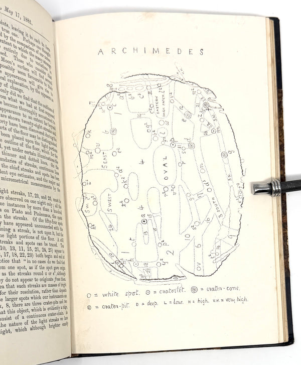 The Selenographical Journal, Selenographical Society. Complete Run with Early Lunar Photographs.