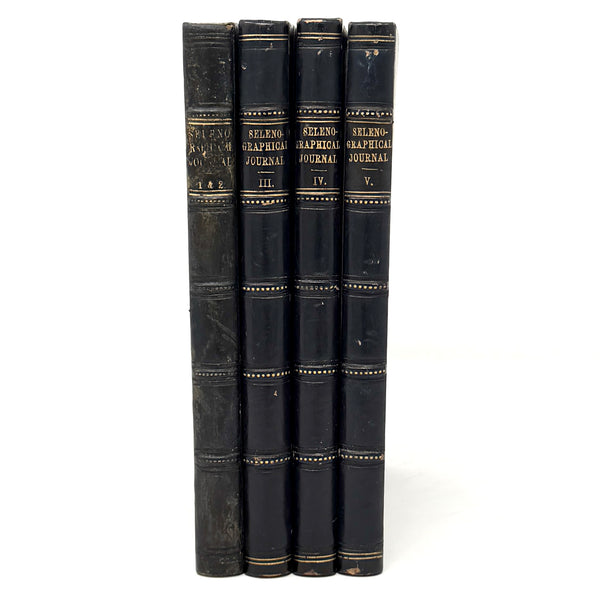 The Selenographical Journal, Selenographical Society. Complete Run with Early Lunar Photographs.