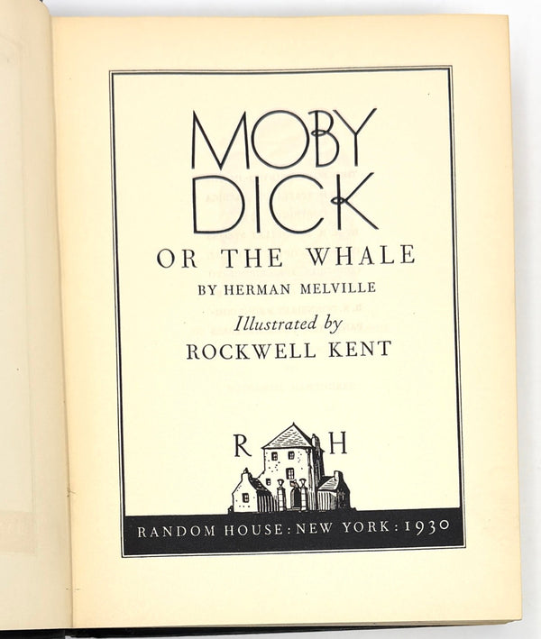 Moby Dick, Herman Melville. Illustrated by Rockwell Kent. First Trade Edition.