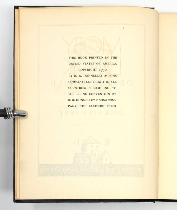 Moby Dick, Herman Melville. Illustrated by Rockwell Kent. First Trade Edition.