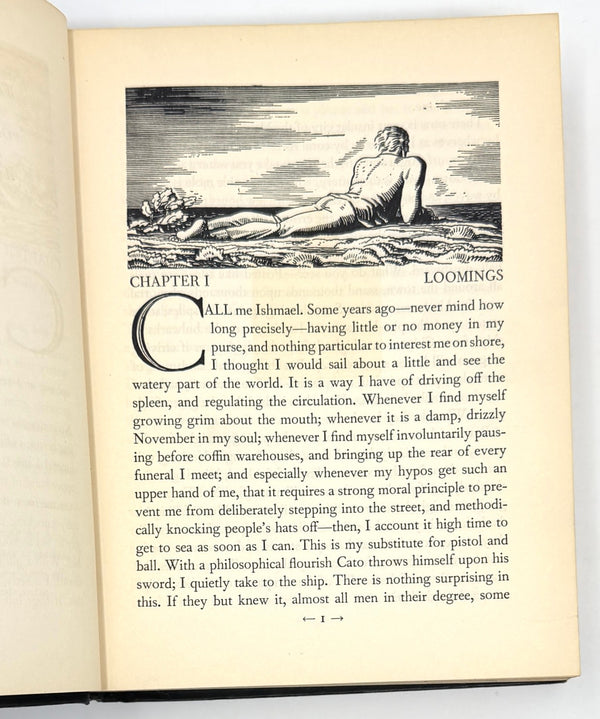 Moby Dick, Herman Melville. Illustrated by Rockwell Kent. First Trade Edition.