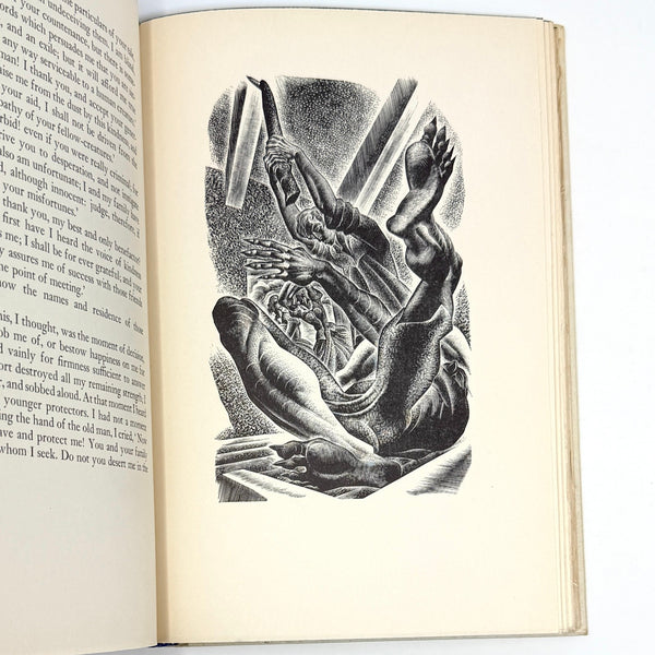 Frankenstein, Mary Shelley. Illustrated by Lynd Ward. First Edition Thus.