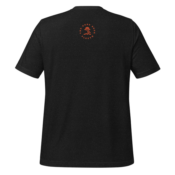 Back view of literary-inspired T-shirt featuring first edition book cover artwork from Stephen King Salem's Lot