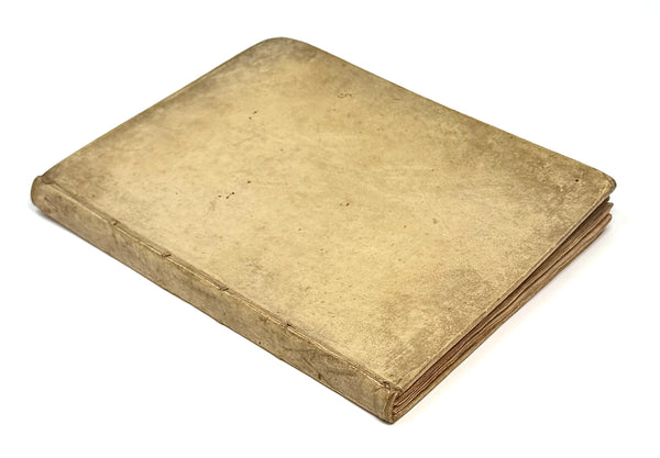 Amoris divini emblemata, 1660, vellum binding viewed from above