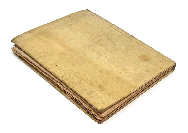 Amoris divini emblemata, 1660, reverse vellum cover and page edges