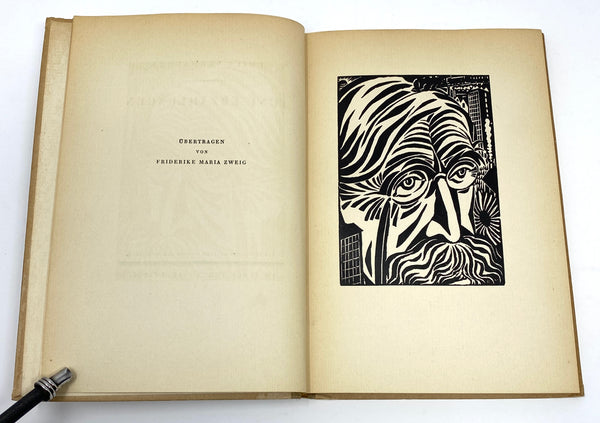 Fünf Erzählungen, Émile Verhaeren w/ 28 Woodcuts by Frans Masereel ~ 1922