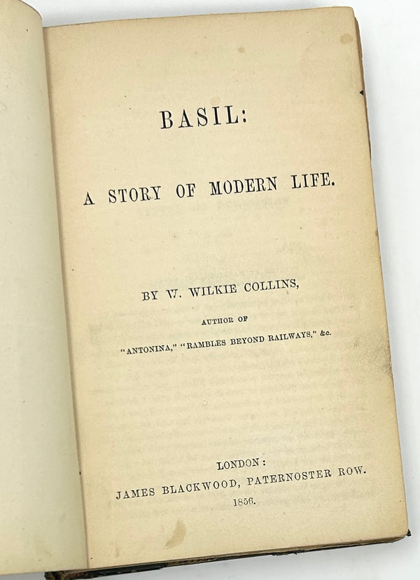 Tales and Sketches: To Which is Added The Raven: A Poem, Edgar Allan Poe [Bound with] Basil: A Story of Modern Life, Wilkie Collins.