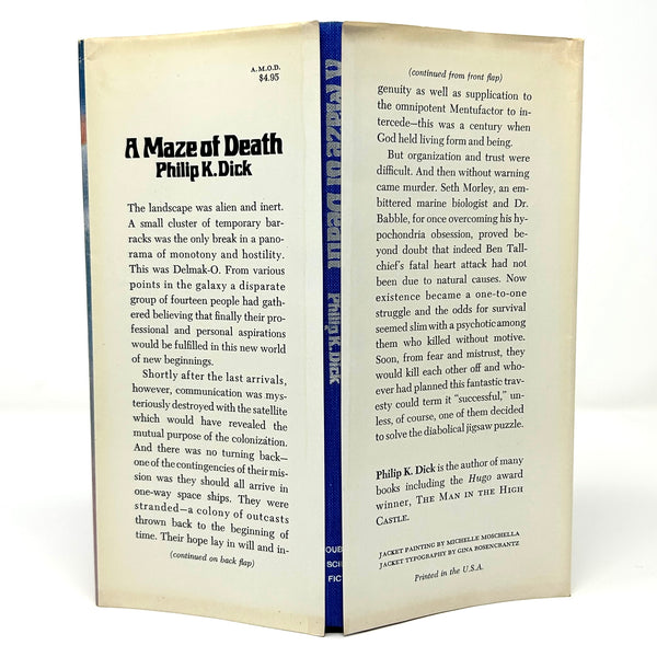 A Maze of Death, Philip K. Dick. First Edition.