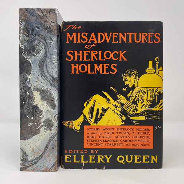 The Misadventures of Sherlock Holmes, Edited by Ellery Queen. First Edition, Inscribed by Queen to Manly Wade Wellmann.