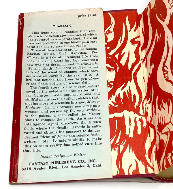 Quadratic, Olaf Stapledon & Murray Leinster. First Edition, First Printing.