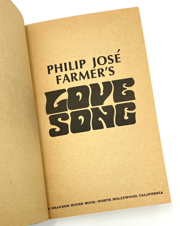 Love Song, Philip José Farmer. First Edition.