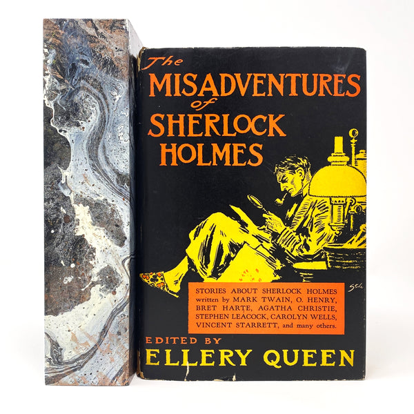 The Misadventures of Sherlock Holmes, Edited by Ellery Queen. First Edition, Inscribed by Queen to Manly Wade Wellmann.